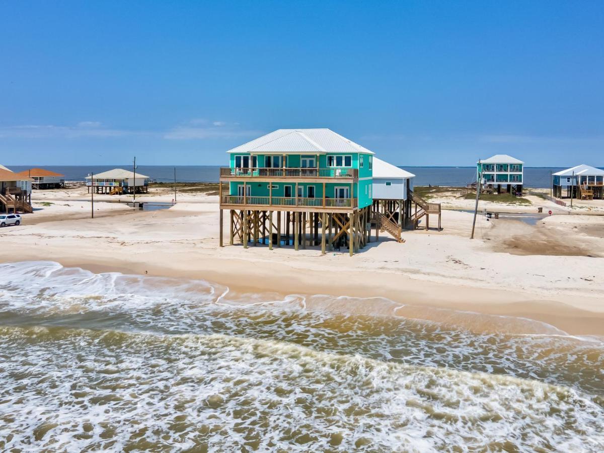 Moasis: Triple Master Suite Retreat with Panoramic Views Dauphin Island Exterior photo