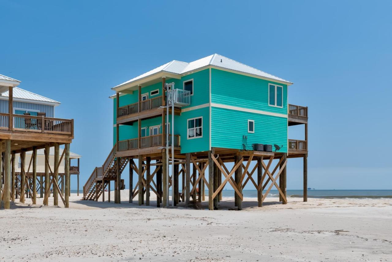 Moasis: Triple Master Suite Retreat with Panoramic Views Dauphin Island Exterior photo
