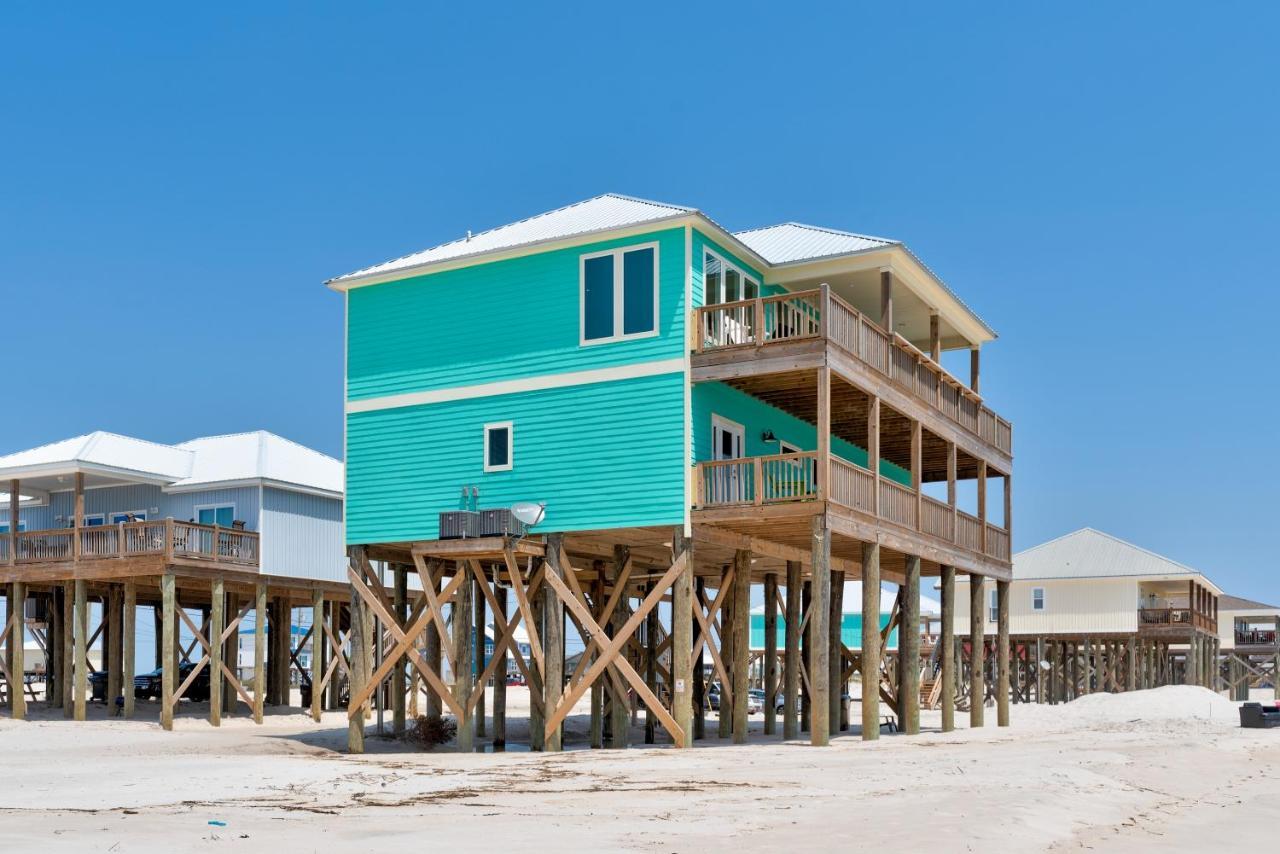 Moasis: Triple Master Suite Retreat with Panoramic Views Dauphin Island Exterior photo